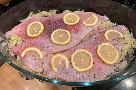 Oven-Roasted Skate Wings With Fennel