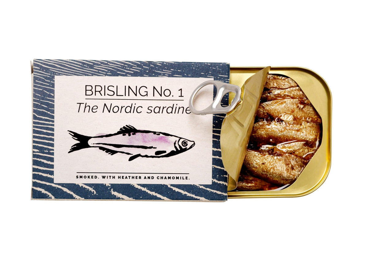 Fangst Brisling No. 1 Nordic Sardines Smoked with Heather and Chamomile