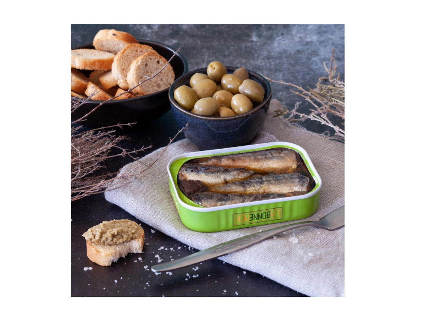Ferrigno Sardines With Black Olive Tapenade