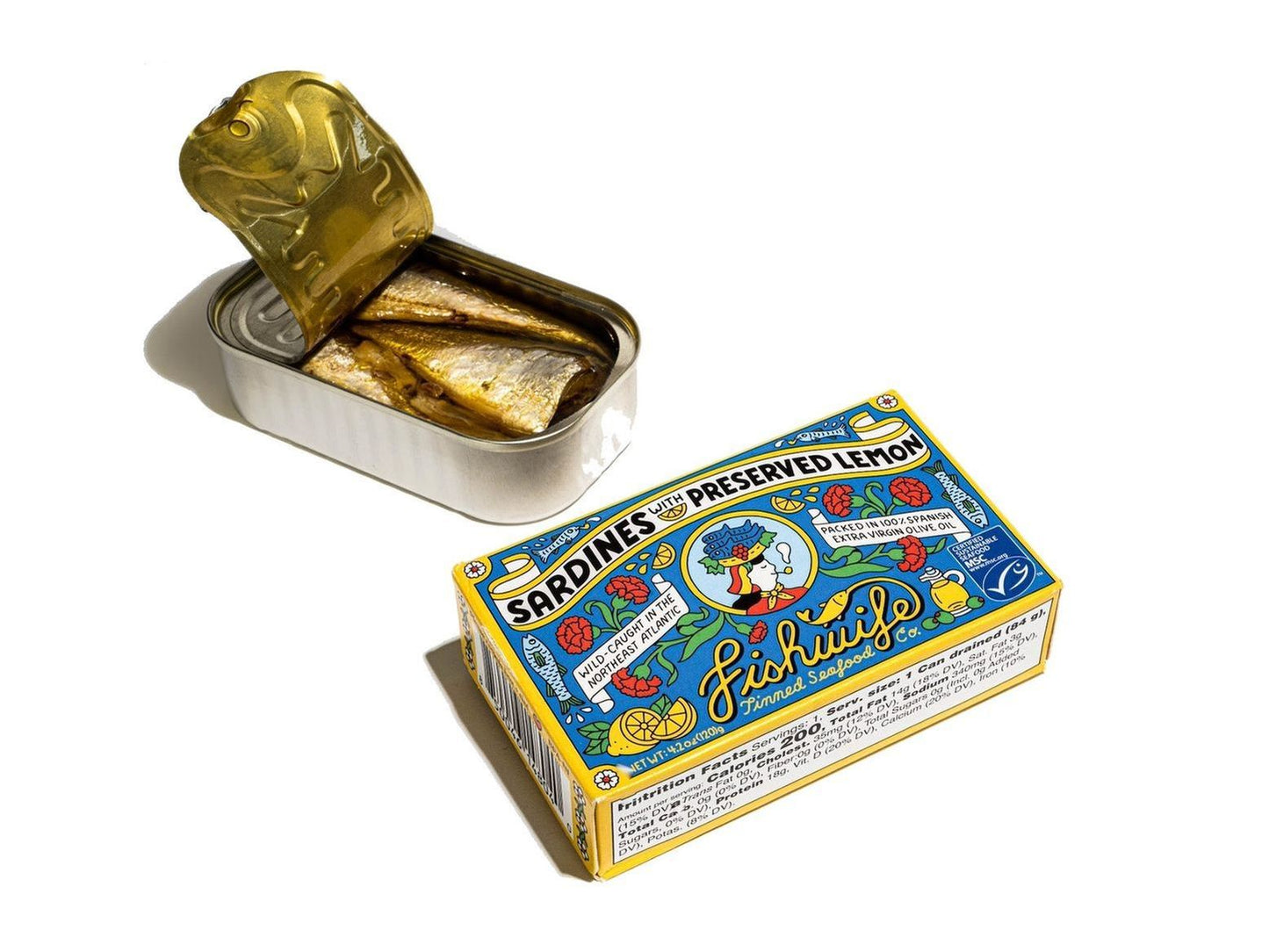 Fishwife Sardines with Preserved Lemons