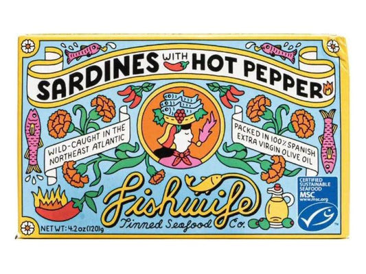 Fishwife Sardines with Hot Pepper