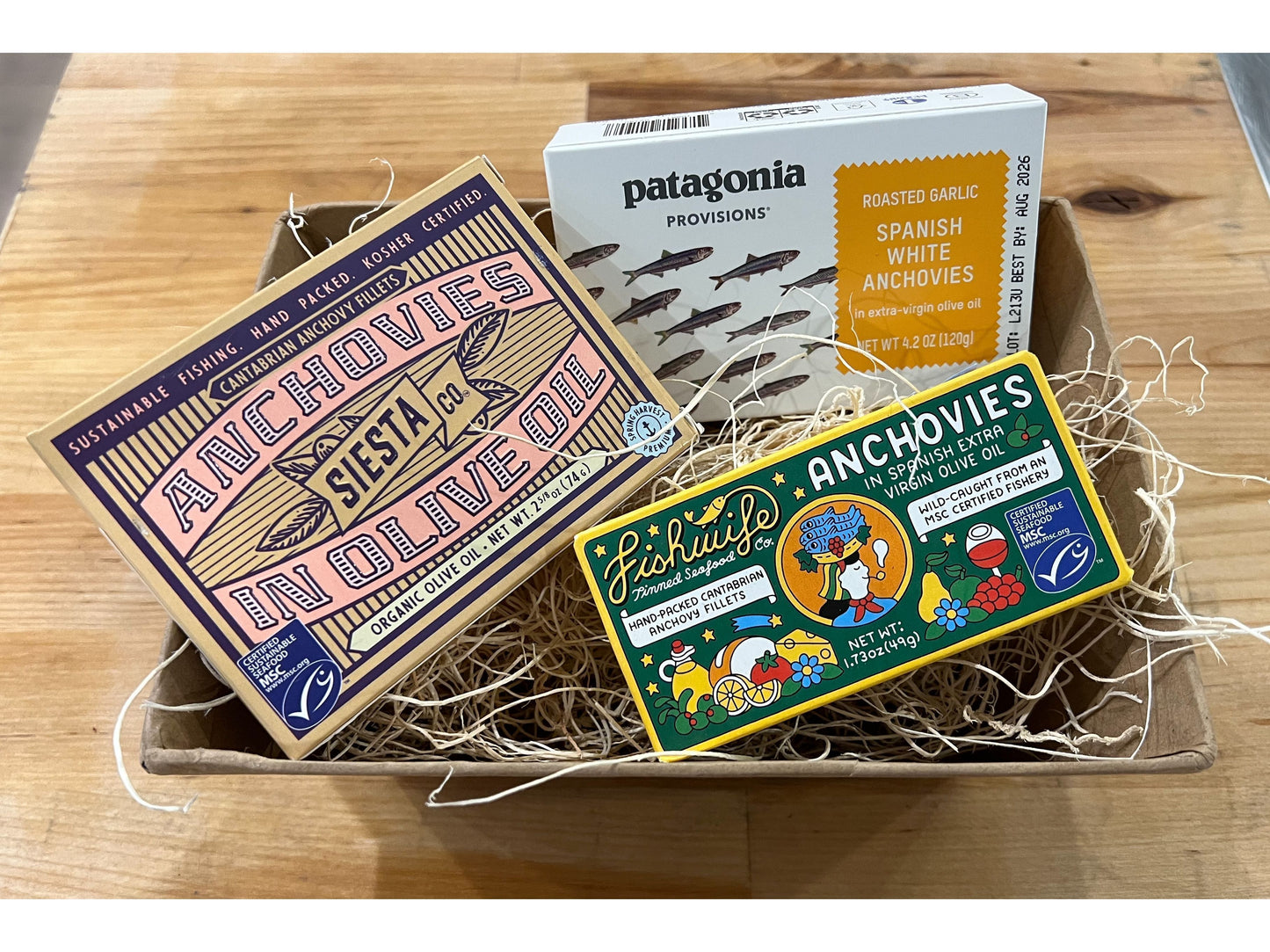 Tinned Fish Anchovy Lovers Gift Basket