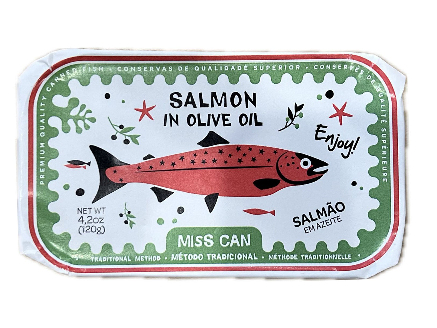 Miss Can Salmon in Olive Oil