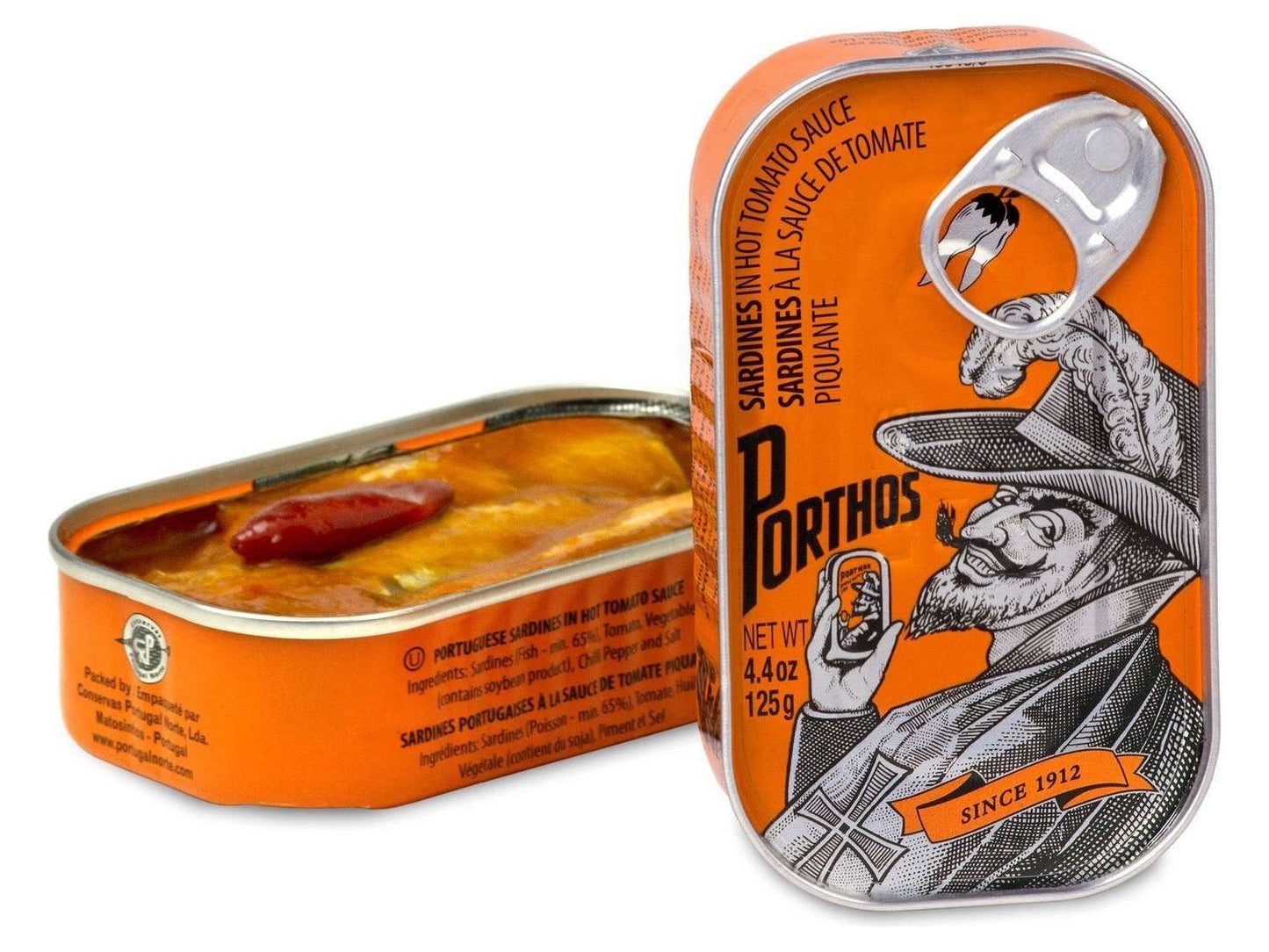 Porthos Sardines in Hot Tomato Sauce