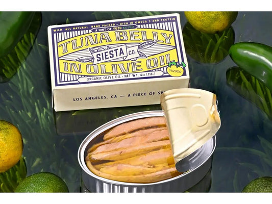 Siesta Tuna Belly with Yuzu Olive Oil