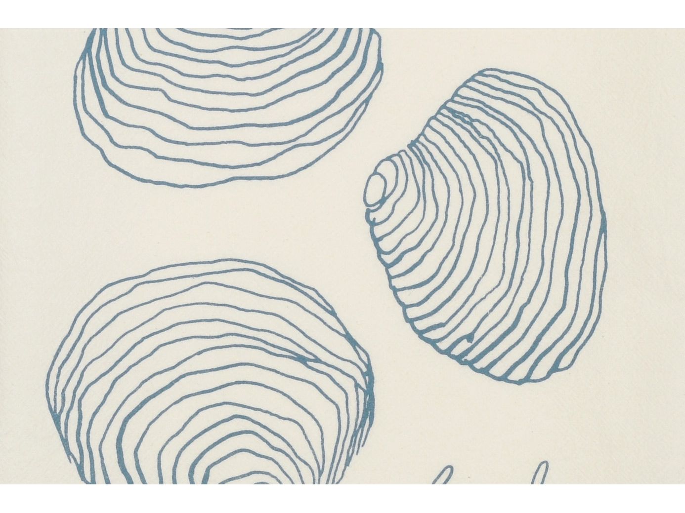 Les Clams Tea Towel