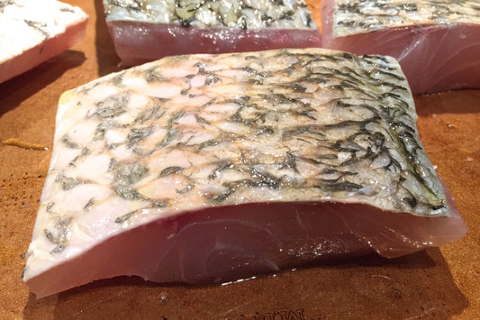 Baked Barramundi Marsala with Mushrooms