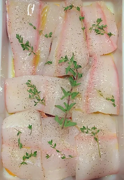 Slow-Roasted Citrus Salmon or Halibut With Herb Salad