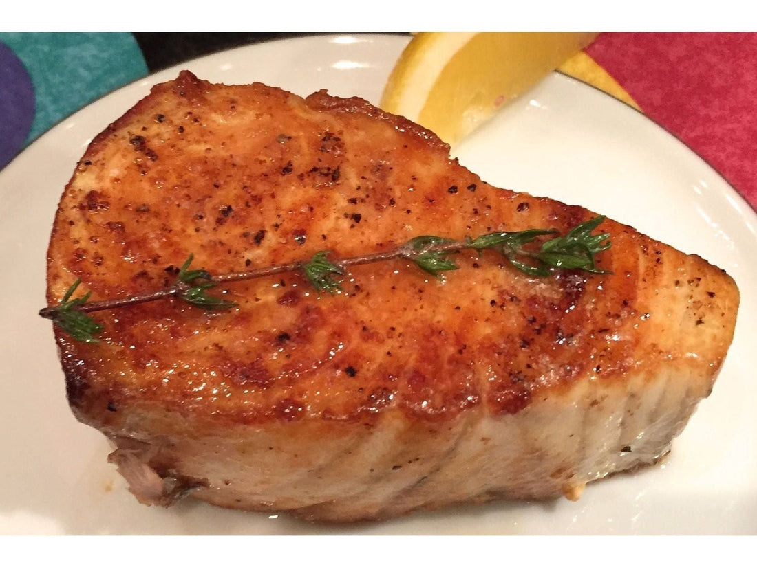 Pan Roasted Wahoo on Citrus Arugula Salad