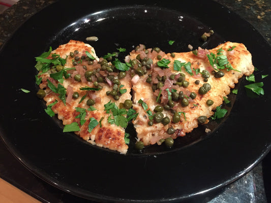 Pan-Fried Skate Wings With Capers