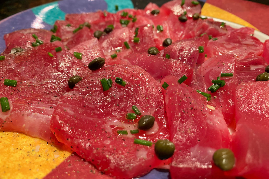 Tuna Ceviche with Avocado and Cilantro
