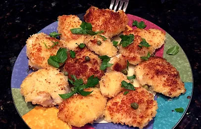 Crispy Monkfish with Capers