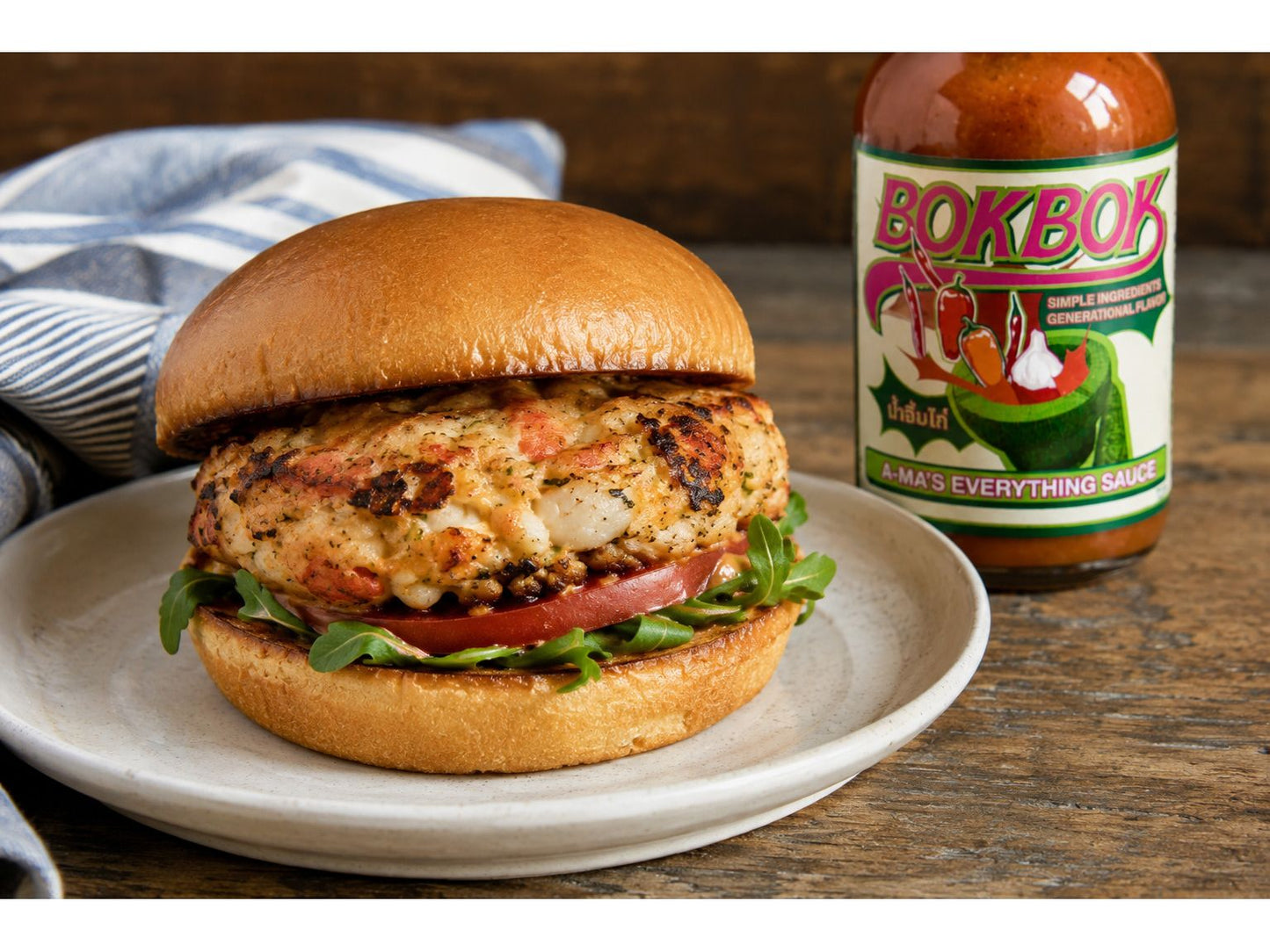 BokBok Seafood Burger (Frozen)