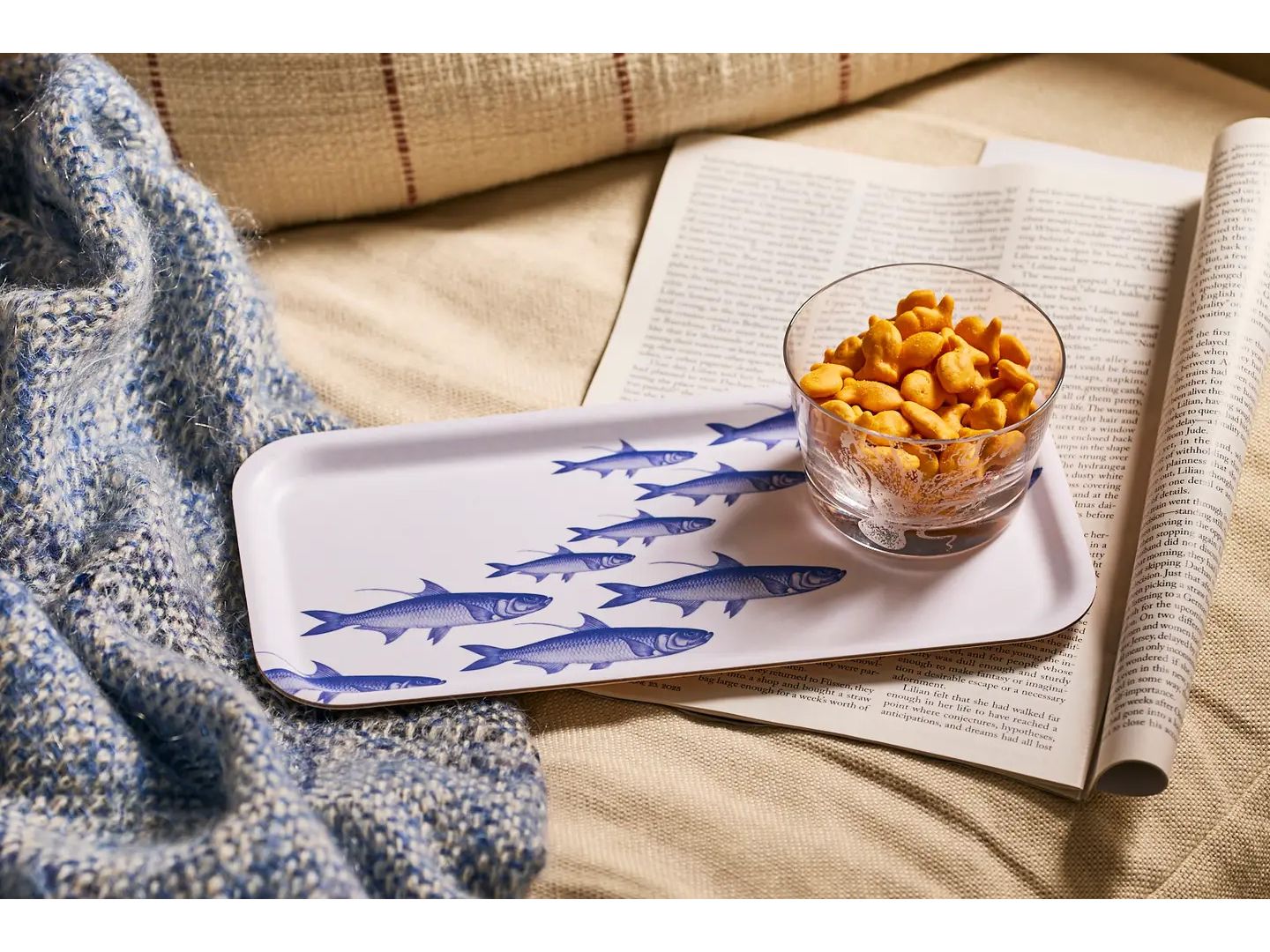School of Fish Small Rectangular Tray (Caskata)