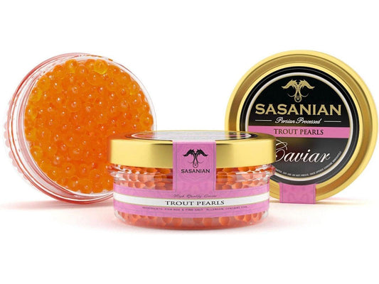 Sasanian  Rainbow Trout Pearls Caviar