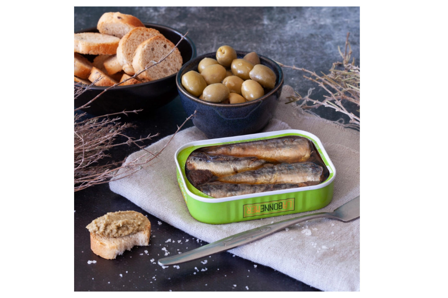 Ferrigno Sardines With Black Olive Tapenade