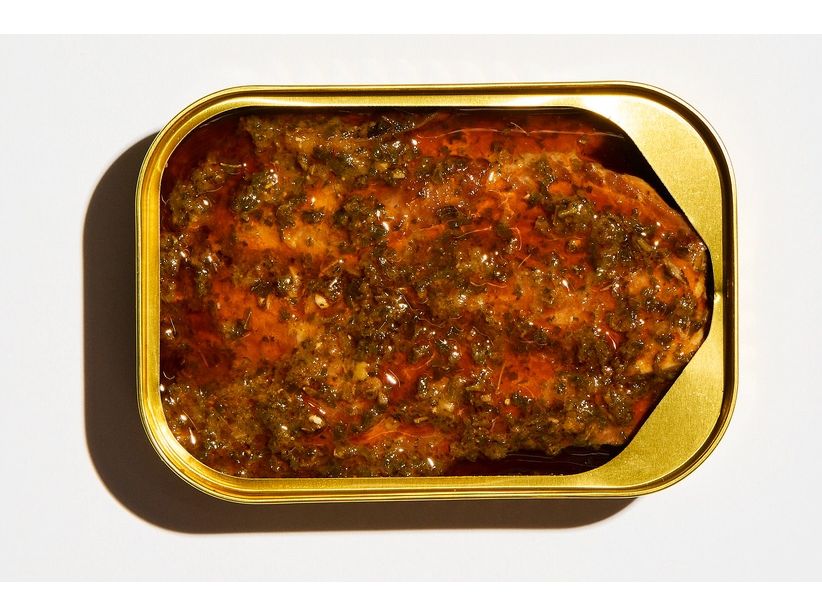 Fishwife Smoked Trout with Red Chimichurri
