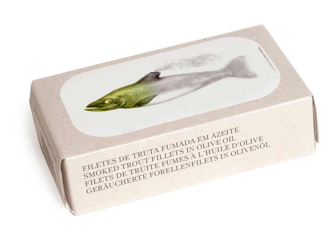 Jose Gourmet Smoked Trout Fillets in Olive Oil