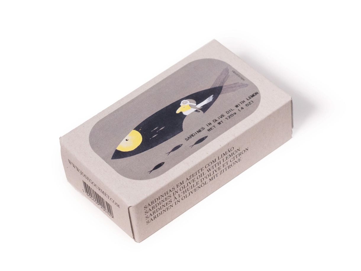José Gourmet Sardines in Olive Oil with Lemon