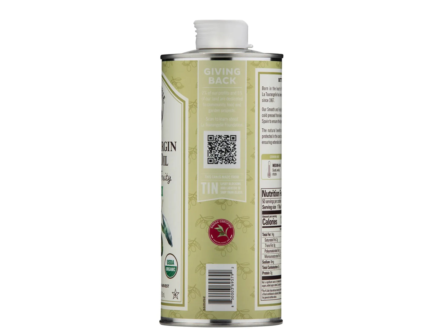 La Tourangelle Extra Virgin Olive Oil - Smooth and Fruity