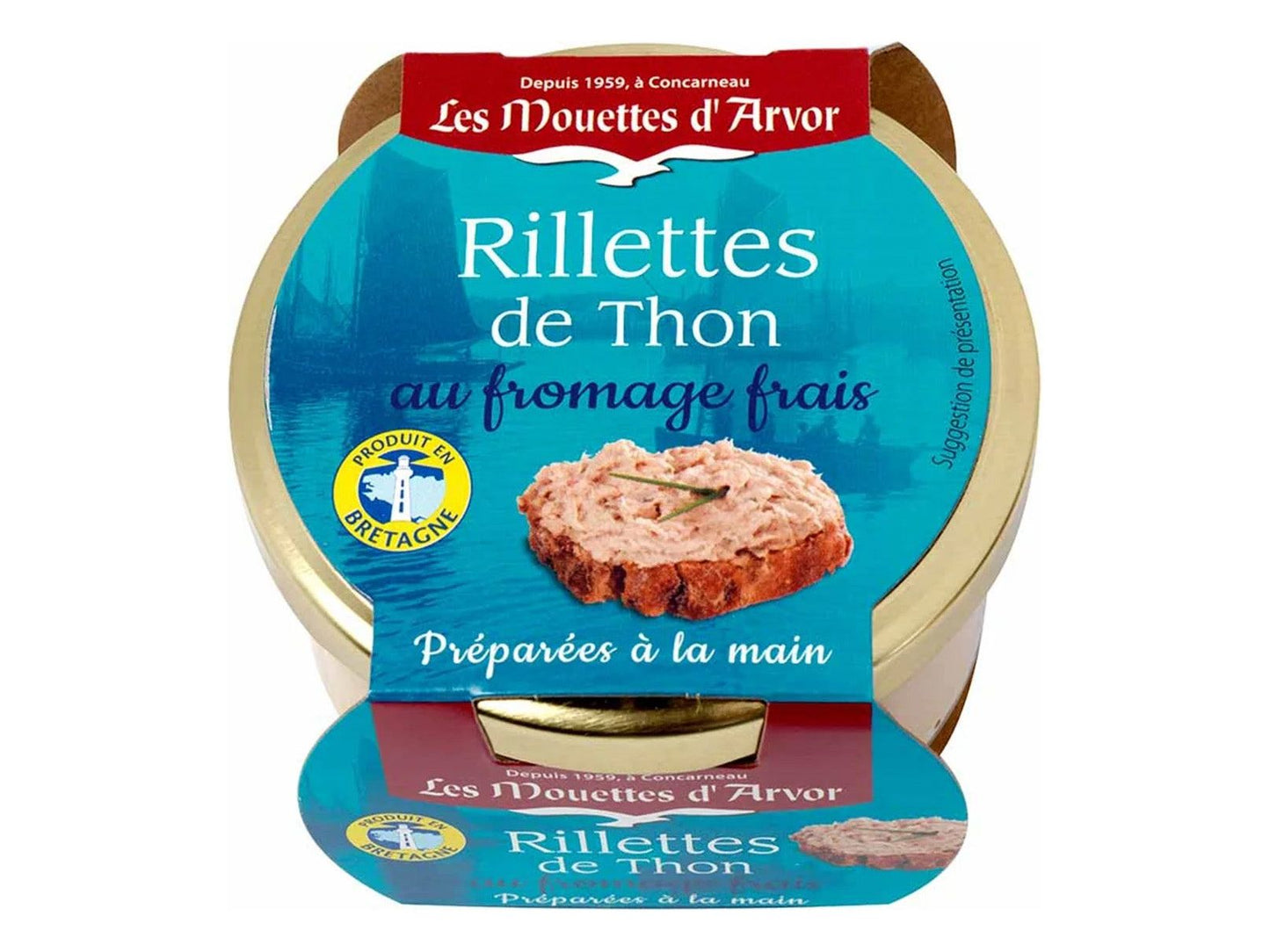 Rillettes with Tuna and creamy cheese