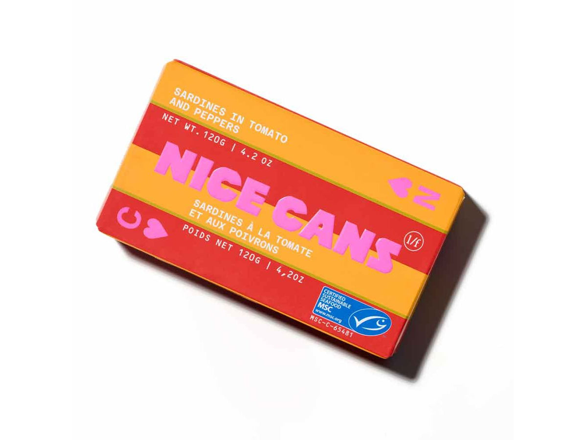 Nice Cans Sardines in Tomato and Peppers
