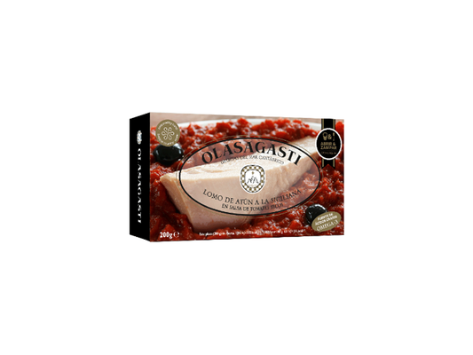 Olasagasti Tuna Fillets à la Sicilia (Sun Dried Tomato Sauce)