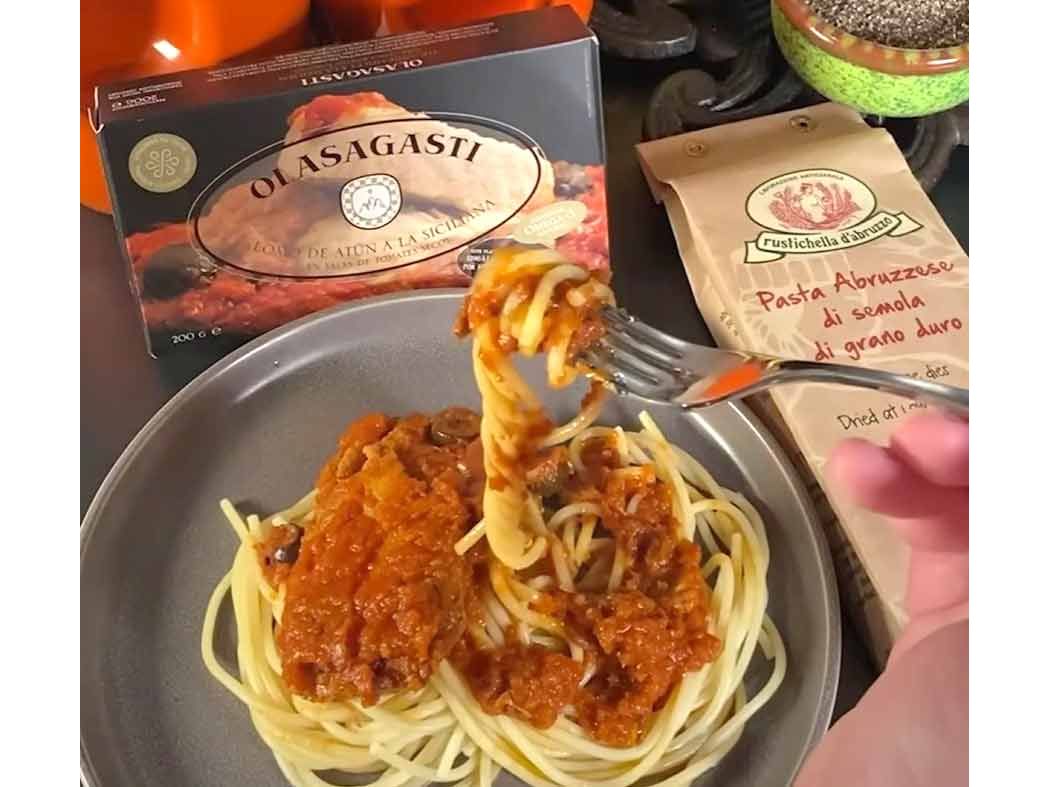 Olasagasti Tuna Fillets à la Sicilia (Sun Dried Tomato Sauce)