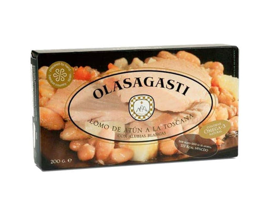 Olasagasti Tuna Fillets a la Toscana (White Beans)