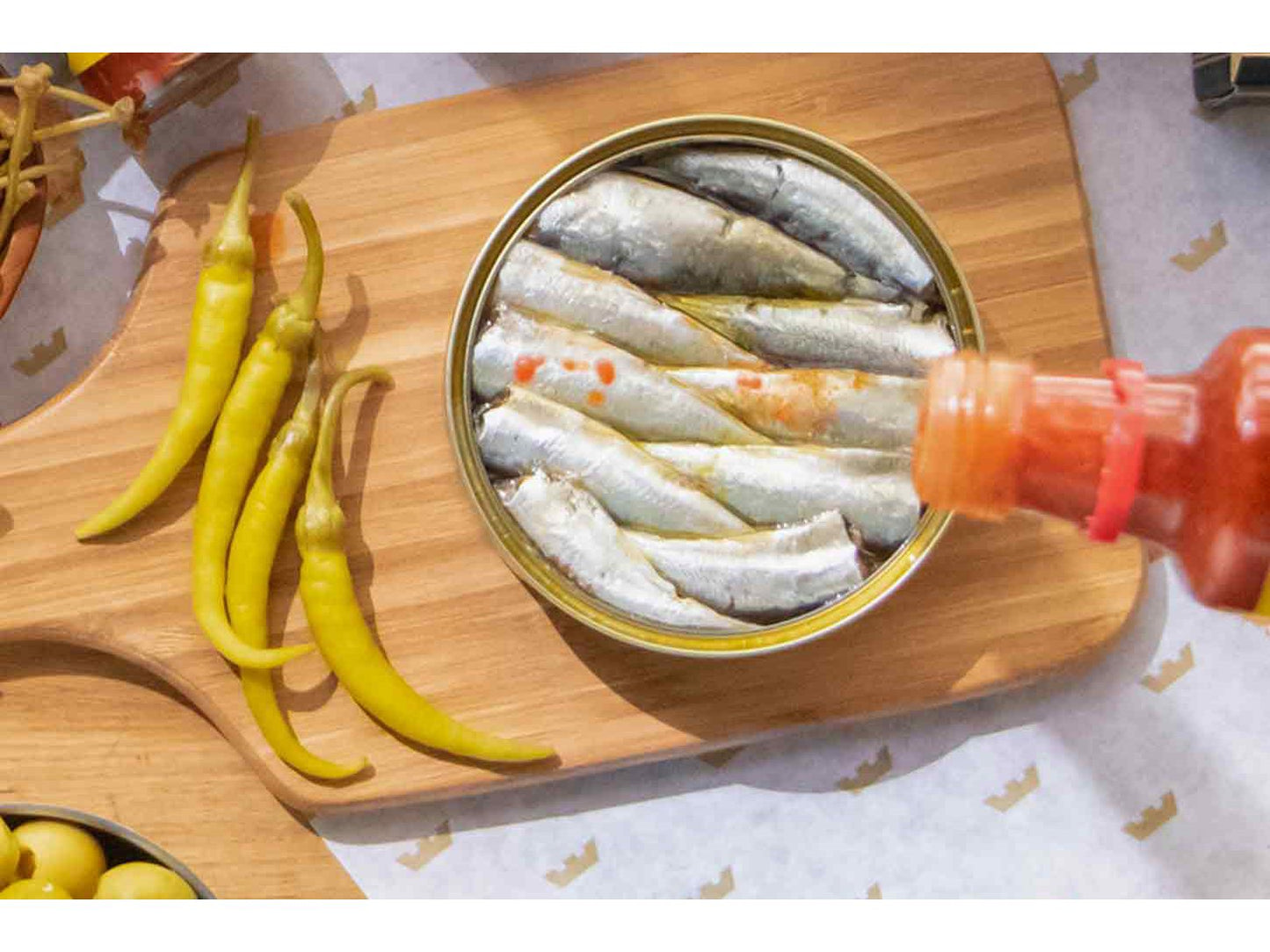 Ramón Peña Sardines with "Padrón" Peppers