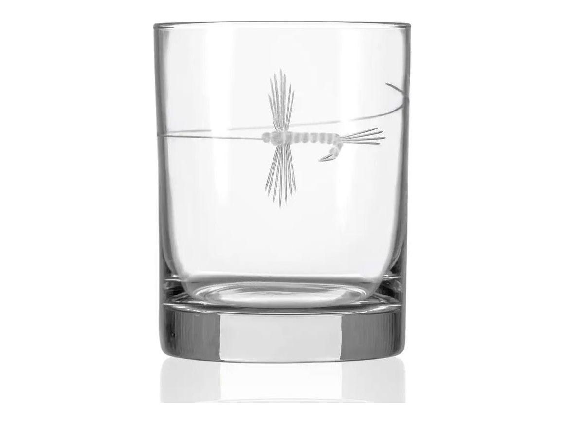 Fly Fishing Double Old Fashioned (set of 2)