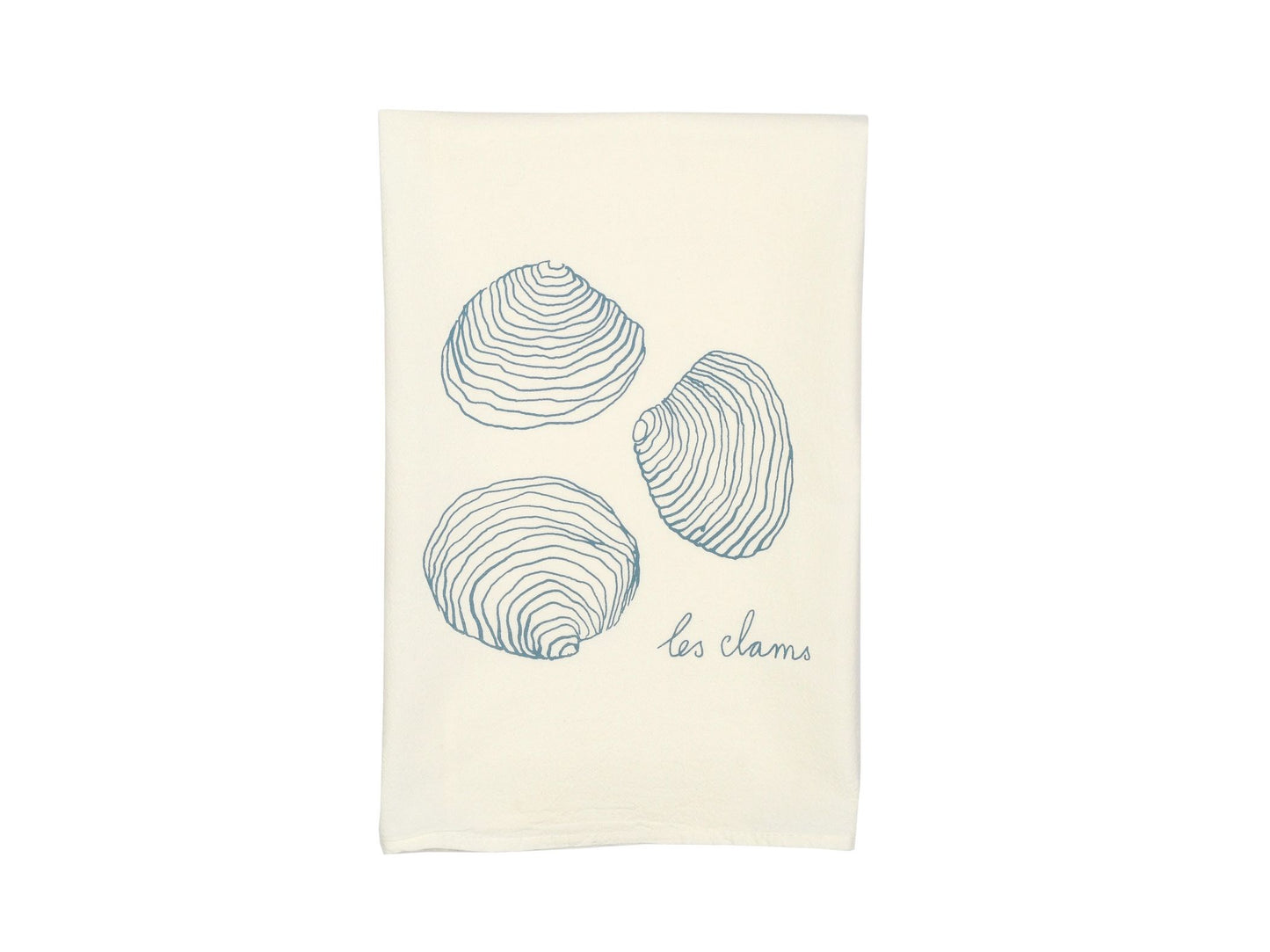 Les Clams Tea Towel