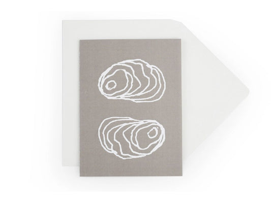 Wink Double Oyster Notecard