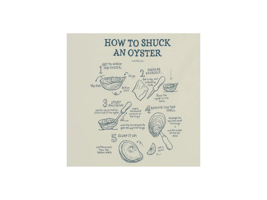 How to Shuck an Oyster Tea Towel (Wink)