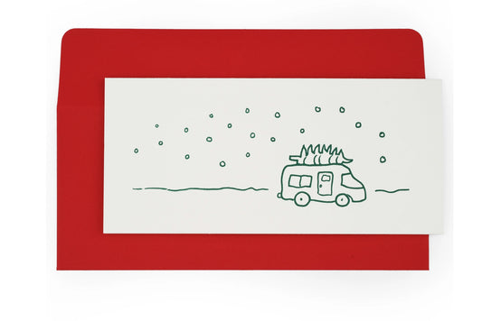 Vintage Van Note Card (Wink)